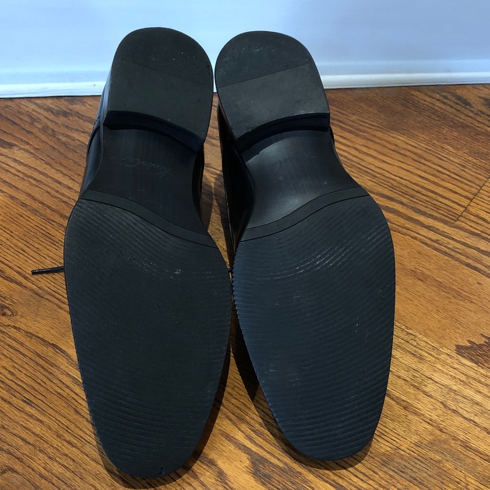 Kenneth Cole, men’s black leather dress shoes, size 10.5 - Picture 7 of 9